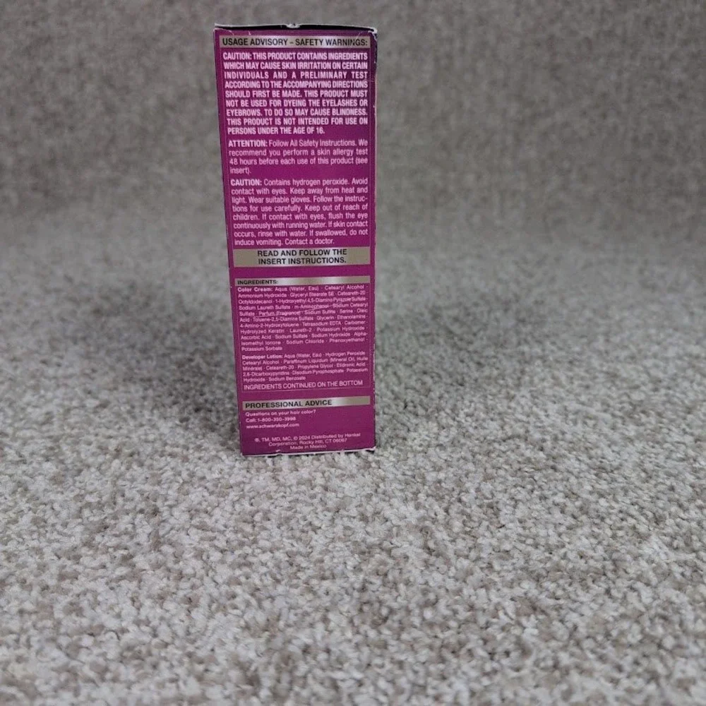 Schwarzkopf keratin color